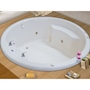 TINA DE BAÑO ACONCAGUA DE LUJO DE SOBREPONER 340 L CIRCULAR CON HIDROMASAJE