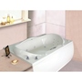 TINA DE BAÑO CASPIO EMPOTRABLE 160 L RECTANGULAR CON HIDROMASAJE