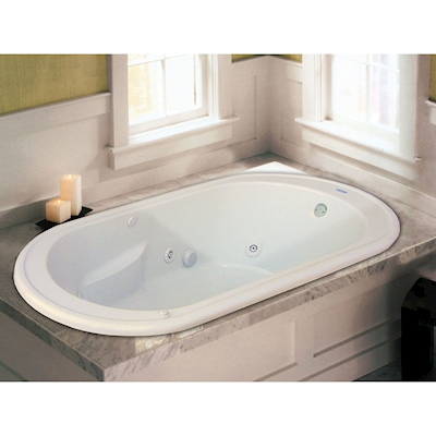 TINA DE BAÑO GALAXY EMPOTRABLE 150 L OVALADA CON HIDROMASAJE