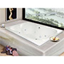 TINA DE BAÑO LOVE DE SOBREPONER 240 L RECTANGULAR CON HIDROMASAJE