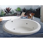 TINA DE BAÑO OLIMPIA DE SOBREPONER 280 L CIRCULAR CON HIDROMASAJE