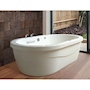 TINA DE BAÑO ZEN DE LUJO DE PISO 150 L OVALADA CON HIDROMASAJE