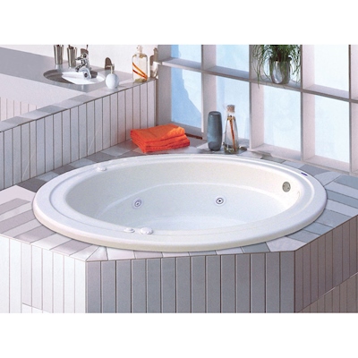 TINA DE BAÑO TIBET DE SOBREPONER 160 L OVALADA CON HIDROMASAJE