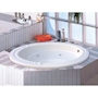 TINA DE BAÑO TIBET DE SOBREPONER 160 L OVALADA CON HIDROMASAJE