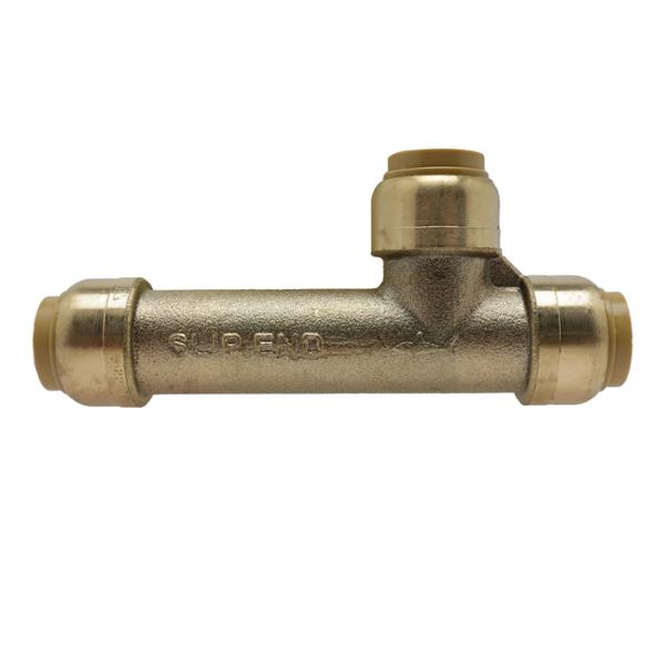 TEE DESLIZABLE 1/2 X 1/2 X 1/2 PULGADA DORADO COFLEX