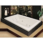 TINA DE BAÑO CITY DE SOBREPONER 185 L RECTANGULAR CON HIDROMASAJE