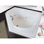 TINA DE BAÑO CORNER ESQUINERA 190 L TRIANGULAR CON HIDROMASAJE