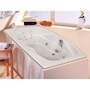 TINA DE BAÑO DARIEN DE SOBREPONER 130 L RECTANGULAR CON HIDROMASAJE