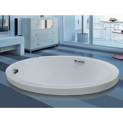 TINA DE BAÑO ANEMONA DE SOBREPONER 160 L OVALADA SIN HIDROMASAJE