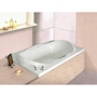 TINA DE BAÑO CASPIO DE SOBREPONER 160 L RECTANGULAR SIN HIDROMASAJE