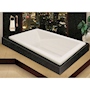 TINA DE BAÑO CITY DE SOBREPONER 185 L RECTANGULAR SIN HIDROMASAJE