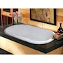 TINA DE BAÑO CLASICA DE SOBREPONER 150 L OVALADA SIN HIDROMASAJE
