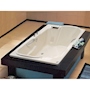 TINA DE BAÑO DOUBLE DE LUJO DE SOBREPONER 240 L RECTANGULAR SIN HIDROMASAJE