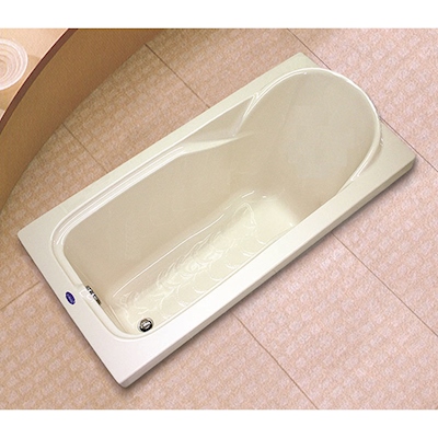 TINA DE BAÑO HOCKEY DE SOBREPONER 105 L RECTANGULAR SIN HIDROMASAJE