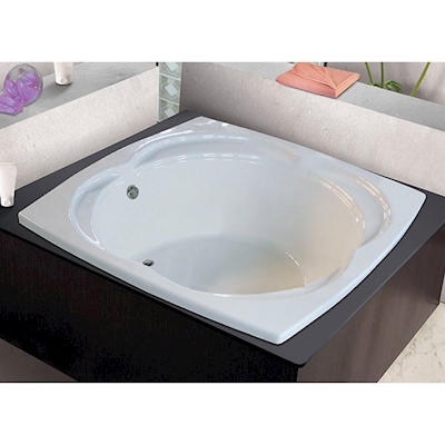 TINA DE BAÑO ODESSA DE SOBREPONER 240 L RECTANGULAR SIN HIDROMASAJE
