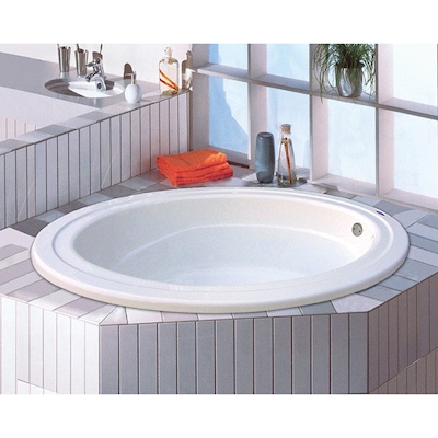 TINA DE BAÑO TIBET DE SOBREPONER 160 L OVALADA SIN HIDROMASAJE