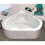 TINA DE BAÑO VOLGA DE SOBREPONER 220 L TRIANGULAR SIN HIDROMASAJE