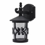 ARBOTANTE DE MURO LED DE CONEXIÓN 60 W 1 FOCO NEGRO MATE CLÁSICO