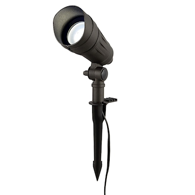 LÁMPARA PARA JARDÍN EXTERIOR TIPO ESTACA DIMEABLE 17 W NEGRO 1 PIEZA