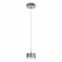 LÁMPARA COLGANTE MILAN PLATA DE 1 LUZ LED