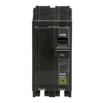 INTERRUPTOR TERMOMAGNÉTICO QO DE 60 A 2 POLOS 120 V ENCHUFABLE QO260