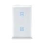 INTERRUPTOR INTELIGENTE CON 2 APAGADORES VIDRIO BL