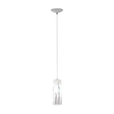 LÁMPARA COLGANTE RIVATO INCANDESCENTE 110 X 12.5 CM BLANCO
