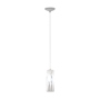 LÁMPARA COLGANTE RIVATO INCANDESCENTE 110 X 12.5 CM BLANCO