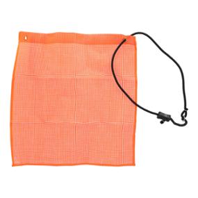 BANDERA DE SEGURIDAD ELÁSTICA 137.4 X 46 CM NARANJA