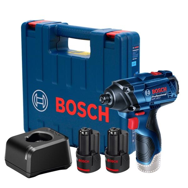 KIT LLAVE DE IMPACTO 12V 1/2" Y 1/4" 2 BATERÍAS Y CARGADOR 2 VELOCIDADES