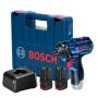 KIT LLAVE DE IMPACTO 12V 1/2" Y 1/4" 2 BATERÍAS Y CARGADOR 2 VELOCIDADES