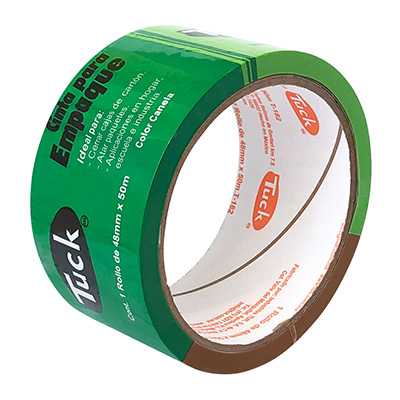 CINTA PARA EMPAQUE CANELA CARTON O PARED 48 MM X 50 M HOT-MELT