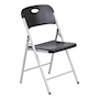 SILLA PLEGABLE 84 CM METAL NEGRO