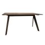 MESA PARA COMEDOR DE MDF 90 X 150 X 75 CM CAFÉ ROBLE