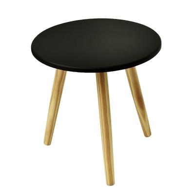 MESA LATERAL AUXILIAR ANA MDF 35 X 32 X 35 CM NEGRO