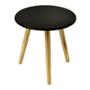 MESA LATERAL DE MDF 45 X 48 X 48 CM NEGRO