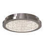 PLAFÓN ILUMINADO LED SOBREPONER CIRCULAR 22 W PLATA LUZ CÁLIDA INTERIOR