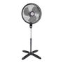 VENTILADOR DE PEDESTAL AJUSTABLE 18 PULGADAS PARA INTERIORES NEGRO