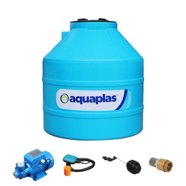 CISTERNA ENTERRADA Y SUPERFICIAL 1100L POLIETILENO CON TAPA EQUIPADA