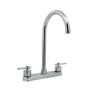 LLAVE PARA FREGADERO DUOMANDO CROMO CUELLO DE GANSO 8" CONTROL DE TEMPERATURA