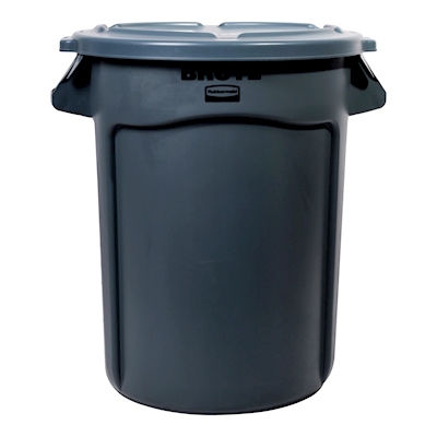BOTE BASURA BRUTE CON TAPA 121 L