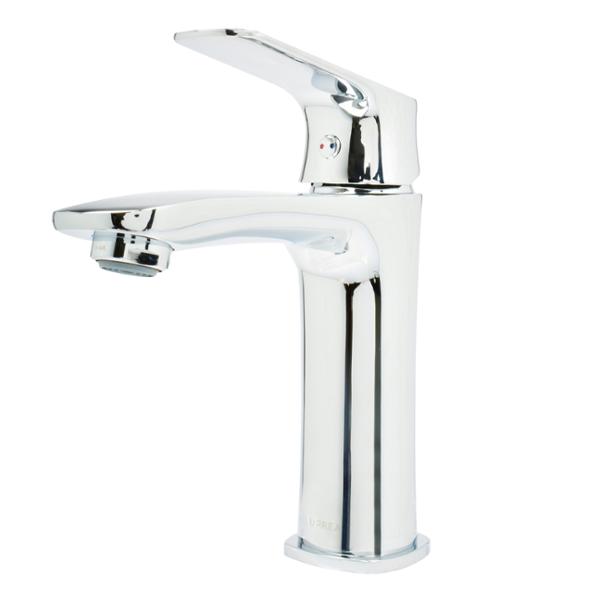 LLAVE MEZCLADORA PARA LAVABO MONOMANDO DE 18.5 X 16 X 5 CM LATÓN