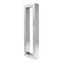 JALADERA CUADRADA 47.5 X 13 X 5 CM PLATA