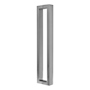 JALADERA CUADRADA 62.5 X 13 X 5 CM PLATA