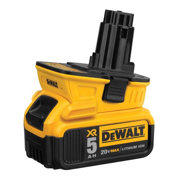 ADAPTADOR DE BATERIAS DE 20 A 18 V PARA HERRAMIENTAS AMARILLO