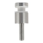 SOPORTE TUBULAR 2.8 X 1.9 CM PLATA