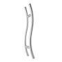 JALADERA CURVA 50 X 12.7 X 2.5 CM PLATA