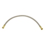 MANGUERA FLEXIBLE PARA GAS NATURAL Y LP DE ACERO 0.61M 1/2"
