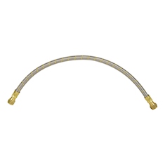 MANGUERA FLEXIBLE PARA GAS NATURAL Y LP DE ACERO 0.61M 1/2"