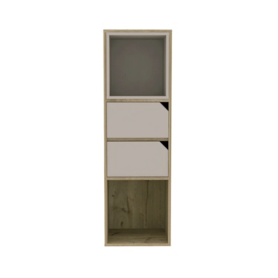 ESTANTE BIBLIOTECA DE MELAMINA 122.7 X 38.1 X 36.1 CM BEIGE DUNA